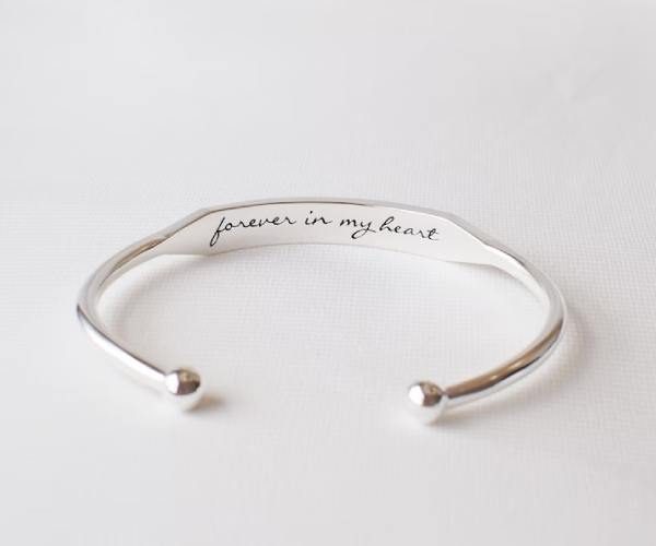 Actual Handwriting Cuff Bracelet3