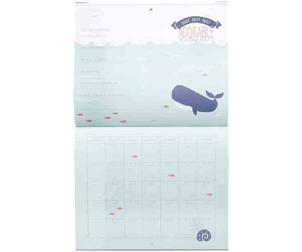 Blue Nautical First Year Baby Calendar3 (1)