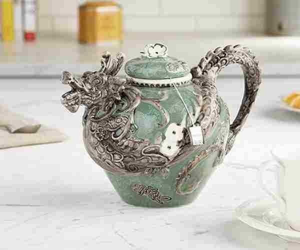 Blue Sky Ceramic Dragon Teapot4 (1)