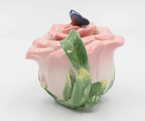 Cosmos Gifts, Butterfly on Rose Teapot2 (1)