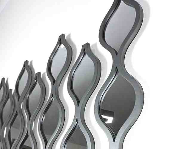 Decorative silver water drop acrylic mirror2