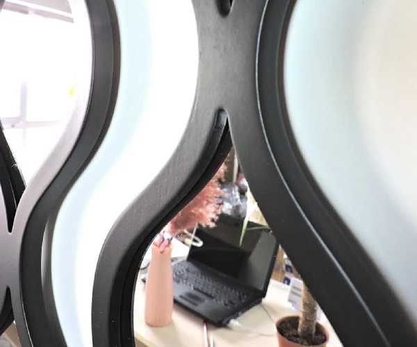 Decorative silver water drop acrylic mirror3