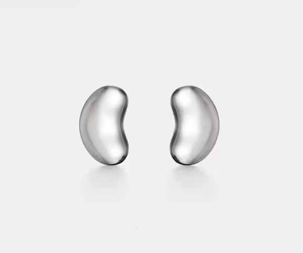 Elegant Cute Gold Bean Earrings2