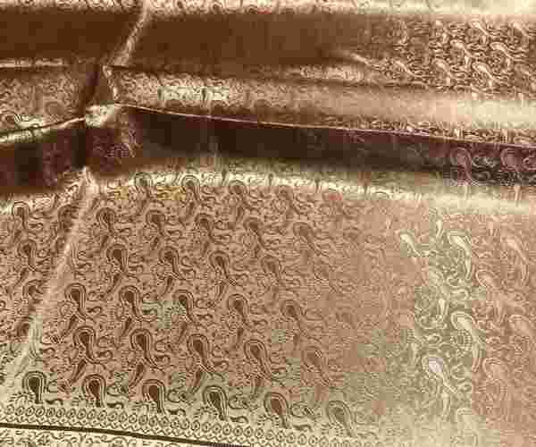 Gold Silk Scarf2