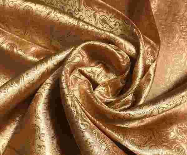 Gold Silk Scarf3