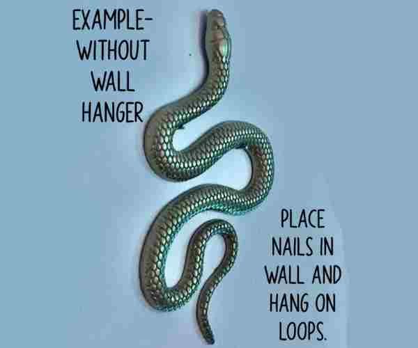 Gold Snake Wall Art3