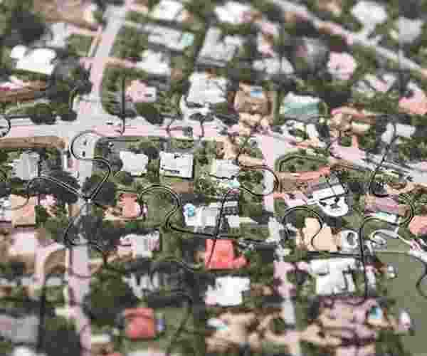 Hometown Personalized Aerial Map Jigsaw Puzzle3 (1)