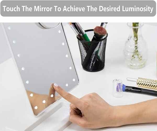 Lighted Makeup Vanity Dressing Table Mirror2 (1)