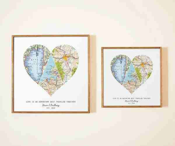 Love Is All Around Map Art2