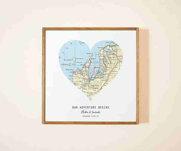 Love Is All Around Map Art3