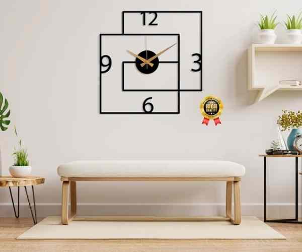 Modern Black Large Wall Clock2