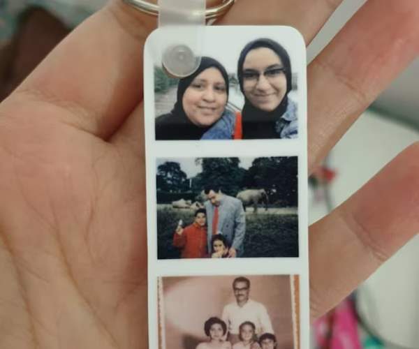 Personalised Photo Strip Keyring3