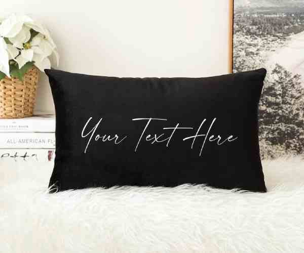Personalized Custom Text Logo Pillow2