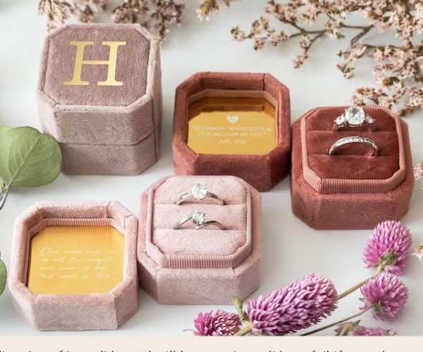 Personalized Velvet Ring Box3