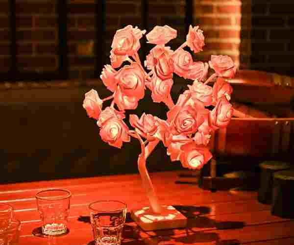 Pink Flower Rose Tree lamp3 (1)