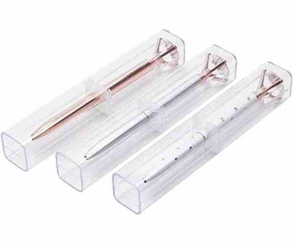 Rose Gold Pen with Big Diamond4 (1)