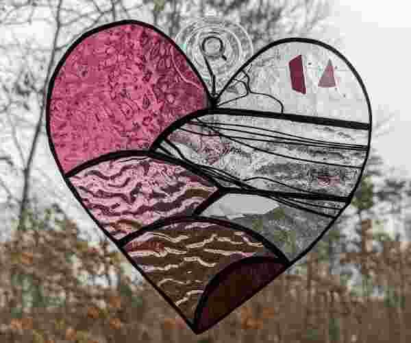 Stained Glass Heart2
