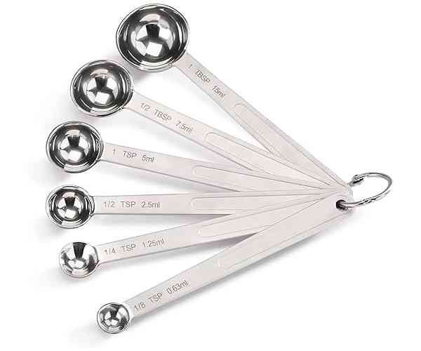 Stainless Steel Measuring Spoons Set6 (1)