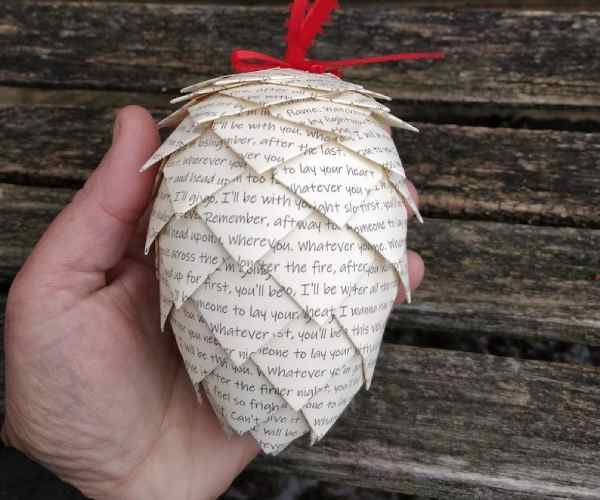 YOUR SONG Pinecone Ornament2